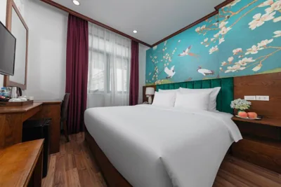 Deluxe tweepersoonskamer met bad — Azen Westlake Hanoi Hotel